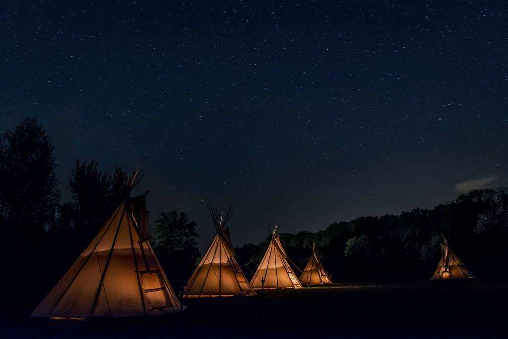 Les tipis de nuit